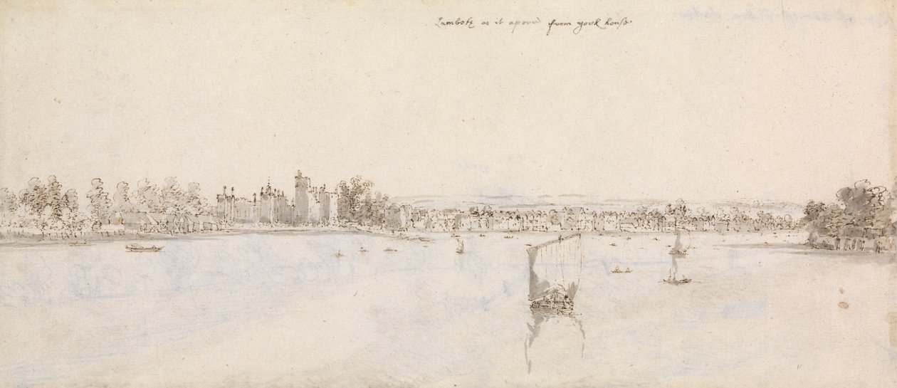Lambeth from York House by Francis Place