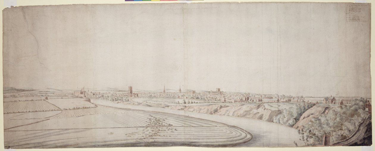 View of Chester by Francis Place