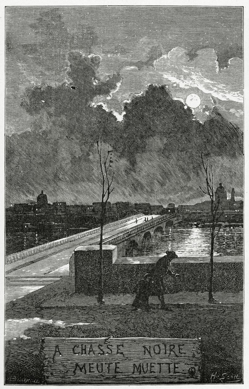 Illustration from Les Misérables, 19th Century by Francis & Scott, Henry Fowke