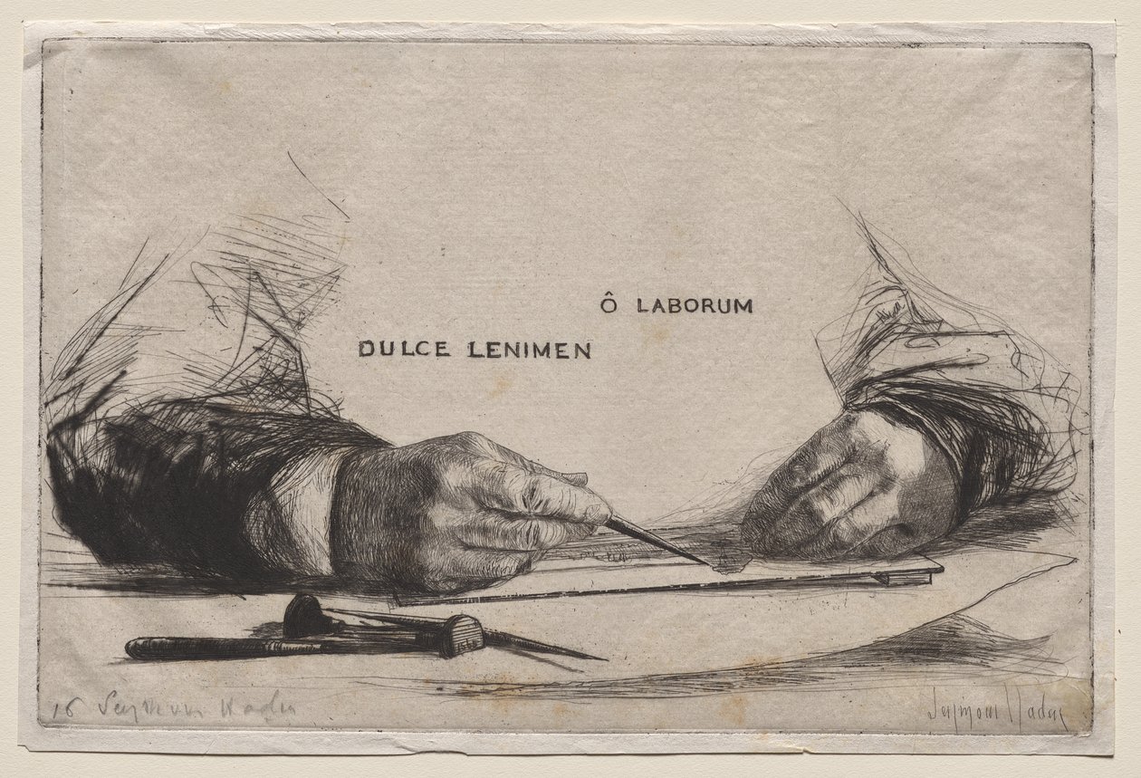 Hands Etching by Francis Seymour Haden