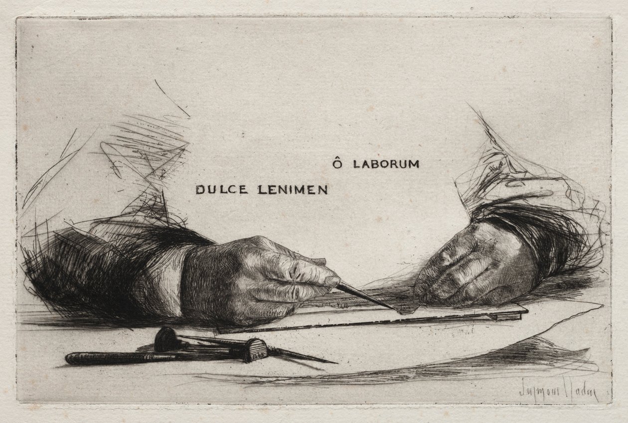 Hands Etching by Francis Seymour Haden