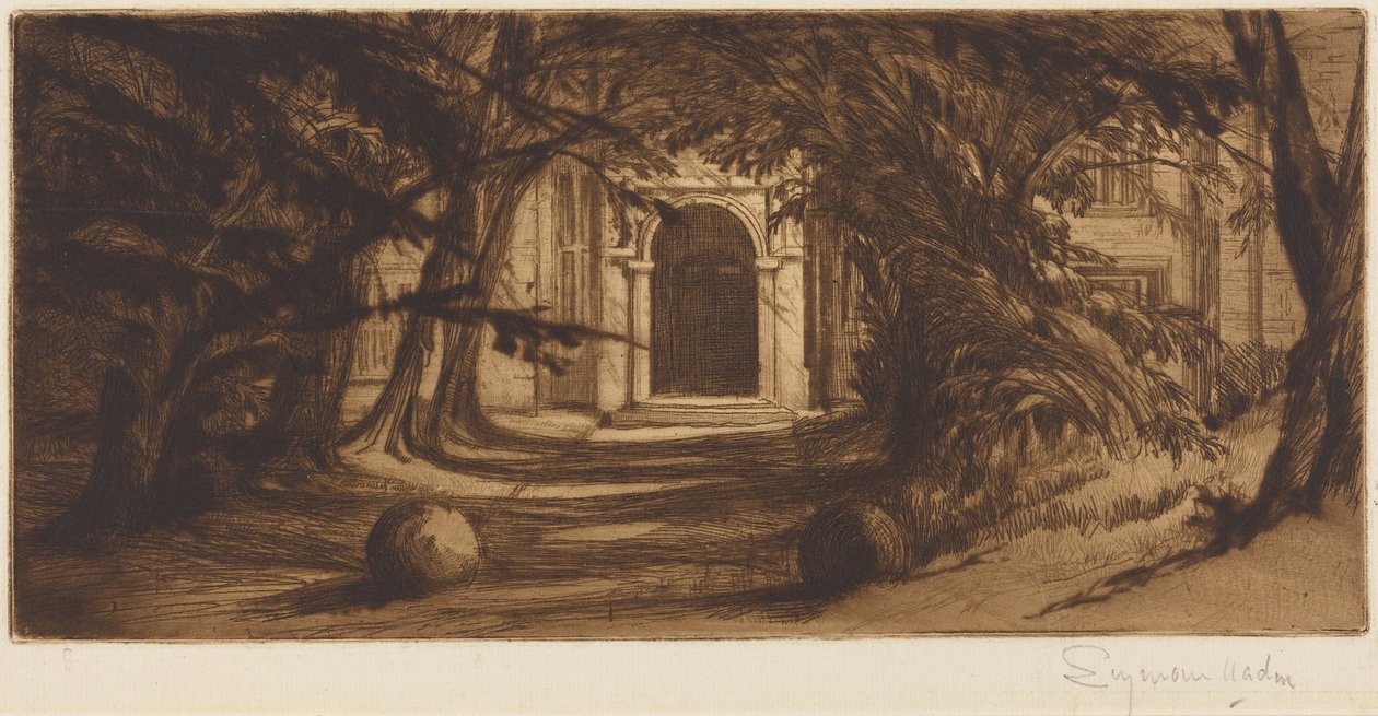 Mytton Hall by Francis Seymour Haden