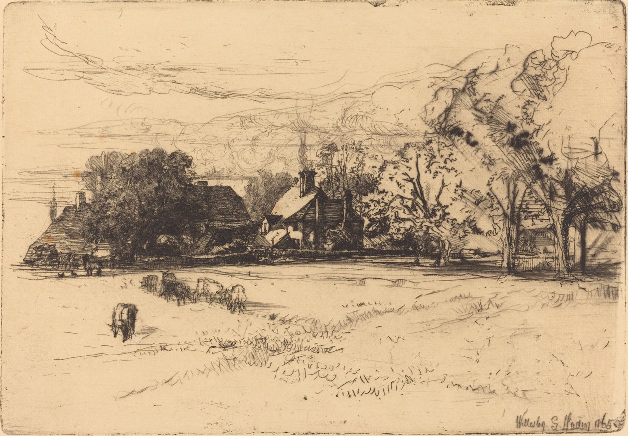 Old Willesley House by Francis Seymour Haden