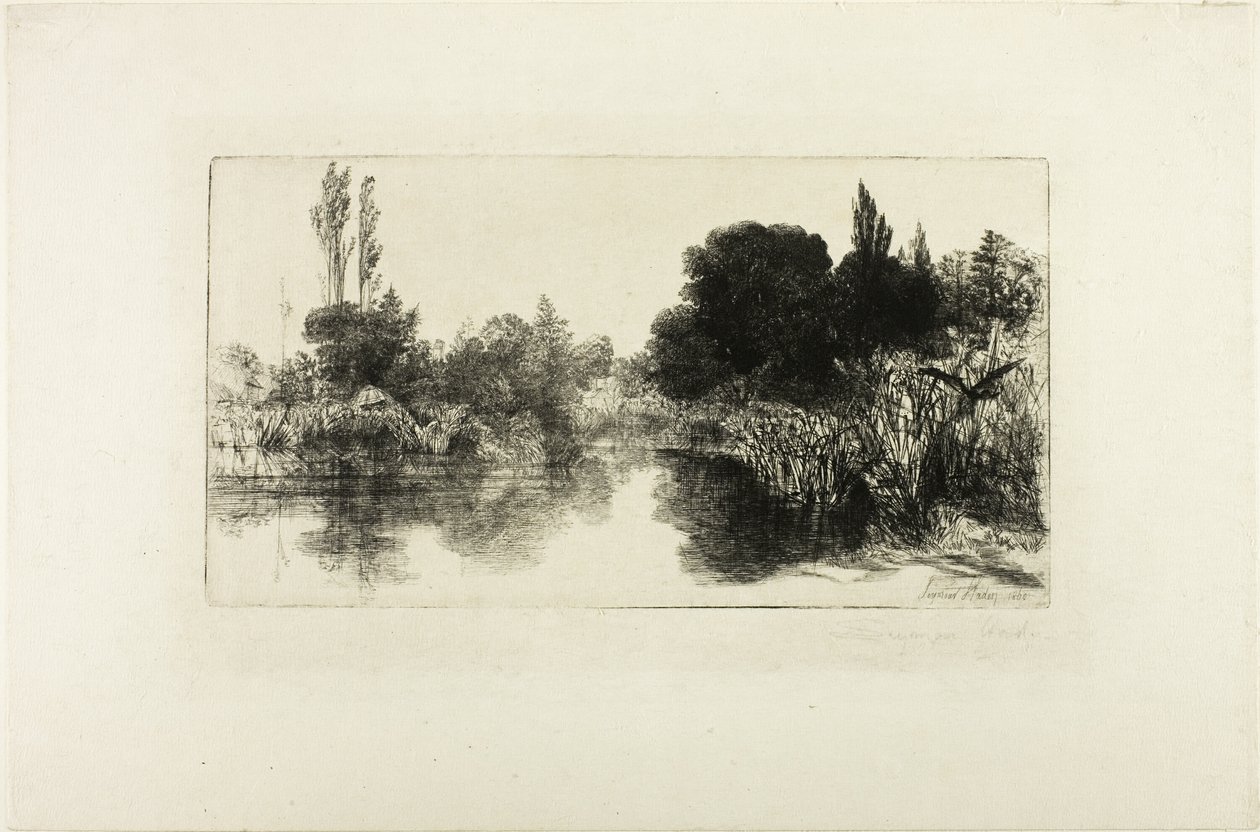Shere Mill Pond, No. II by Francis Seymour Haden