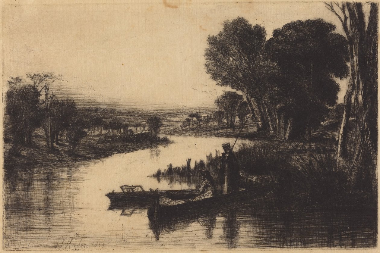 Thames Fishermen by Francis Seymour Haden