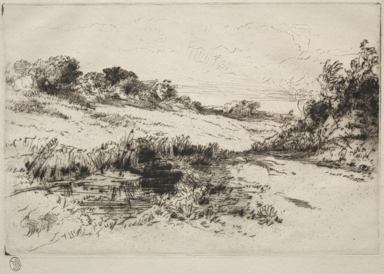 Windmill Hill, No. 1 by Francis Seymour Haden