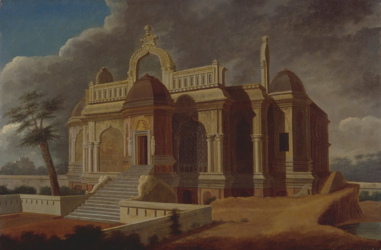 Mausoleum with Stone Elephants by Francis Swain Ward