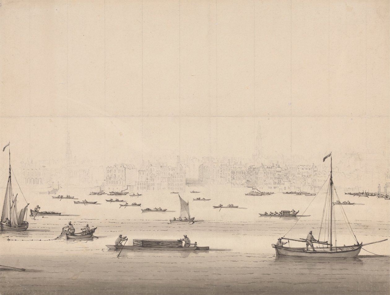 Fishing Boats by Francis Swaine