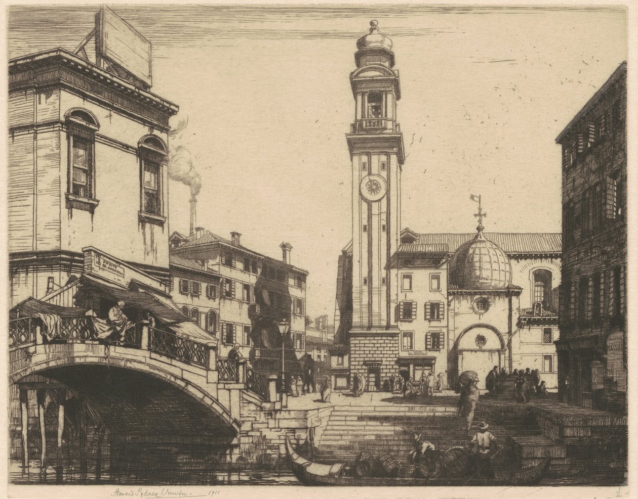 S.S. Apostoli, Venice by Francis Sydney Unwin