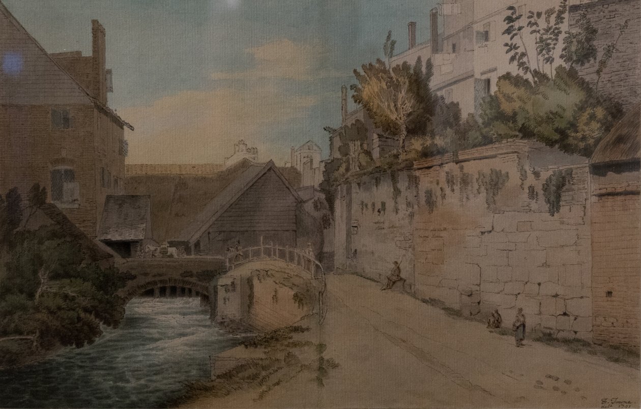 Exeter between the Quay Gate and West Gate. Outside the City Walls by Francis Towne