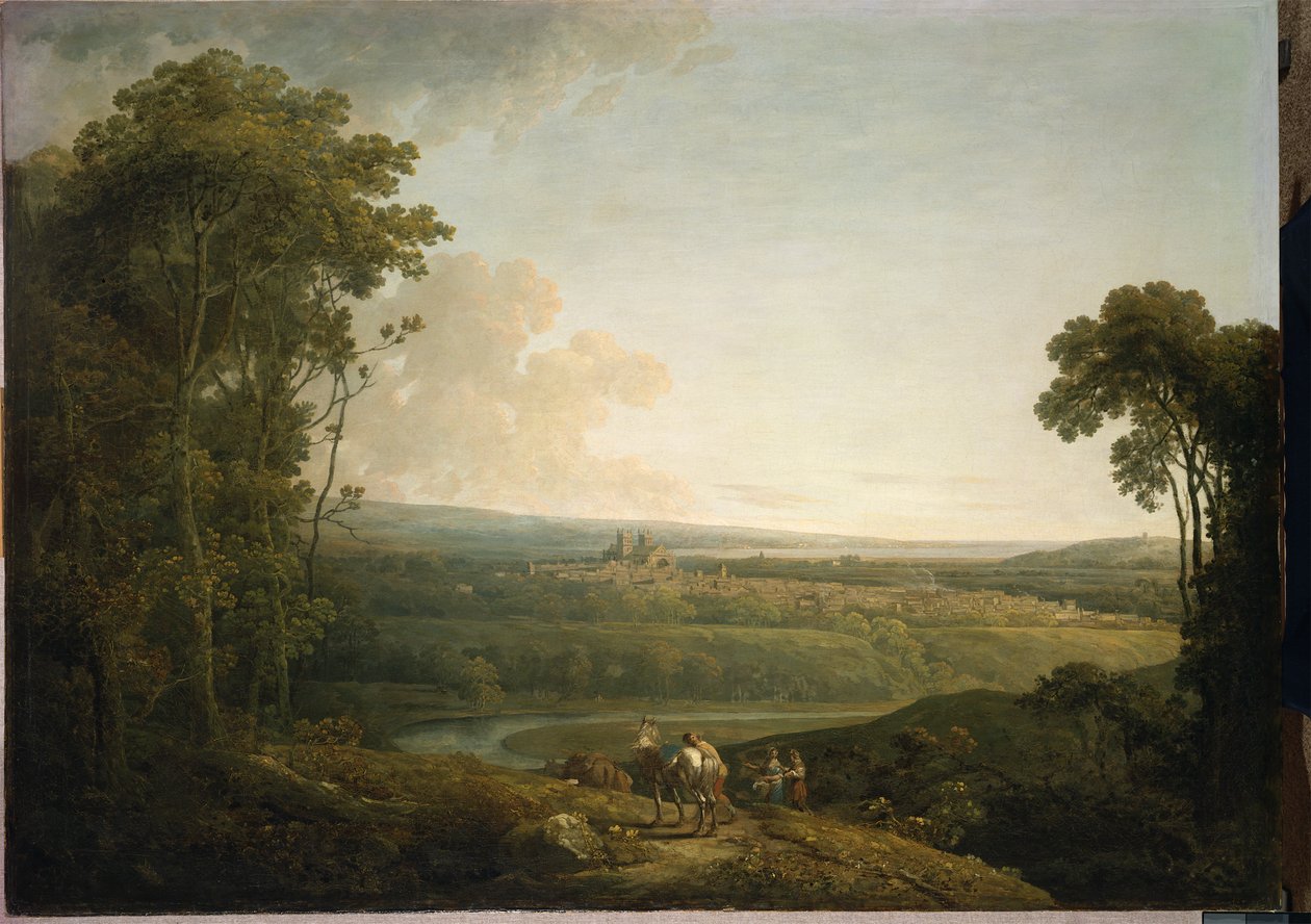 Exeter from Exwick by Francis Towne