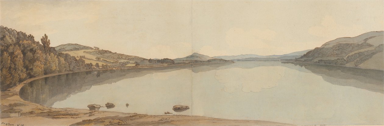 Lake Windermere by Francis Towne