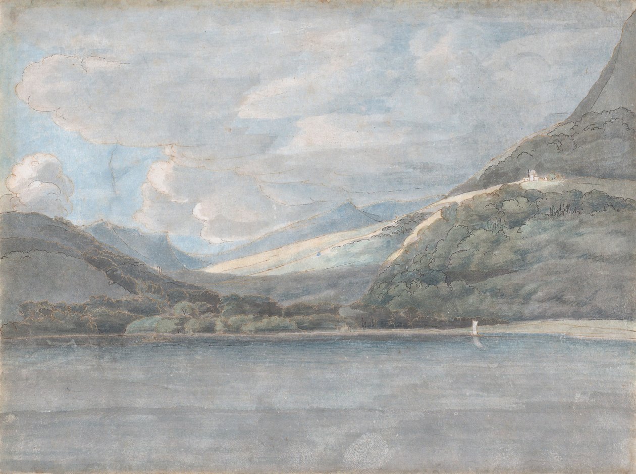 View of Lake Como, August 27, 1781 by Francis Towne
