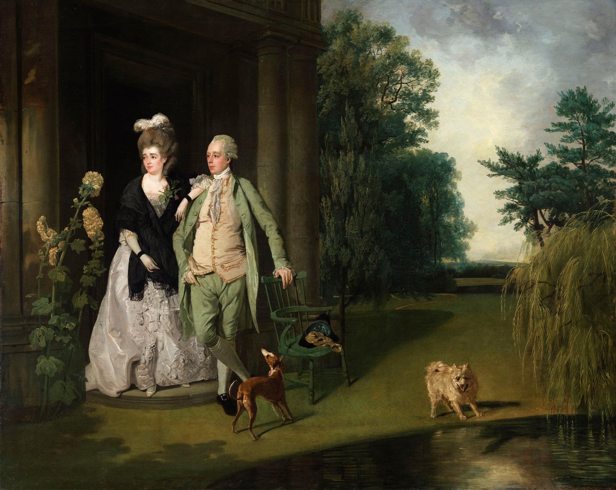 Portrait of Mr and Mrs Richardson by Francis Wheatley