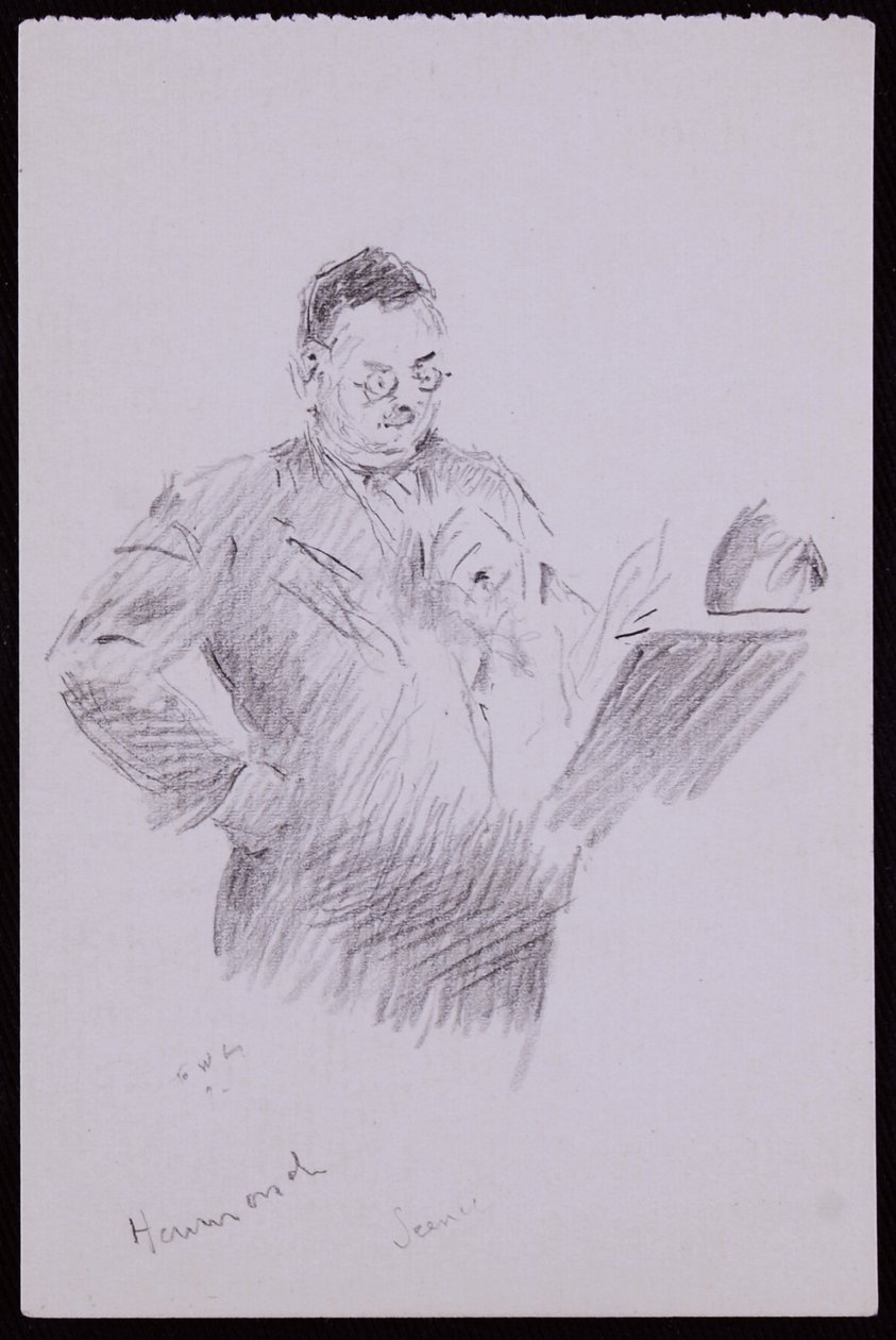Portrait of Aubrey Hammond by Francis Wilfred Lawson
