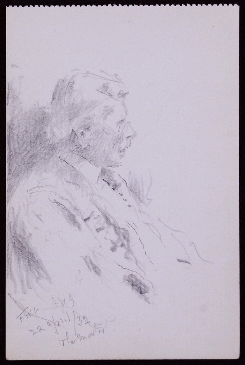 Portrait of Basil Oliver by Francis Wilfred Lawson