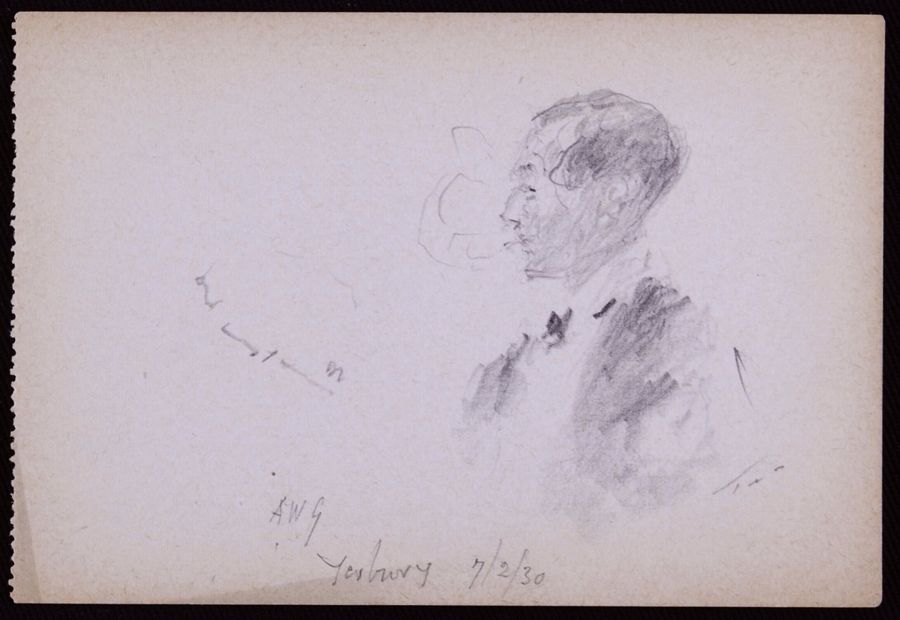 Portrait of FR Yerbury by Francis Wilfred Lawson