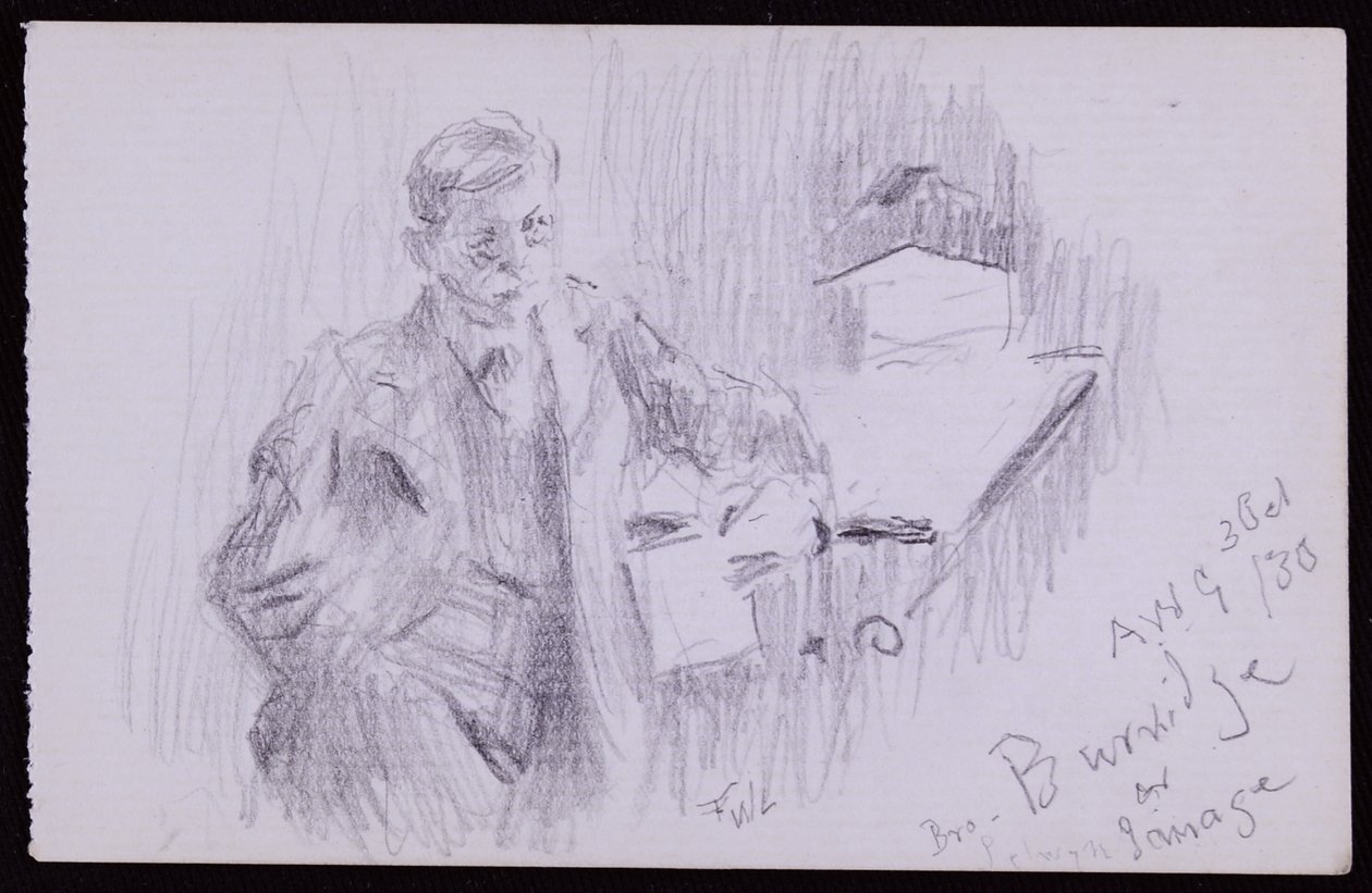 Portrait of FV Burridge by Francis Wilfred Lawson