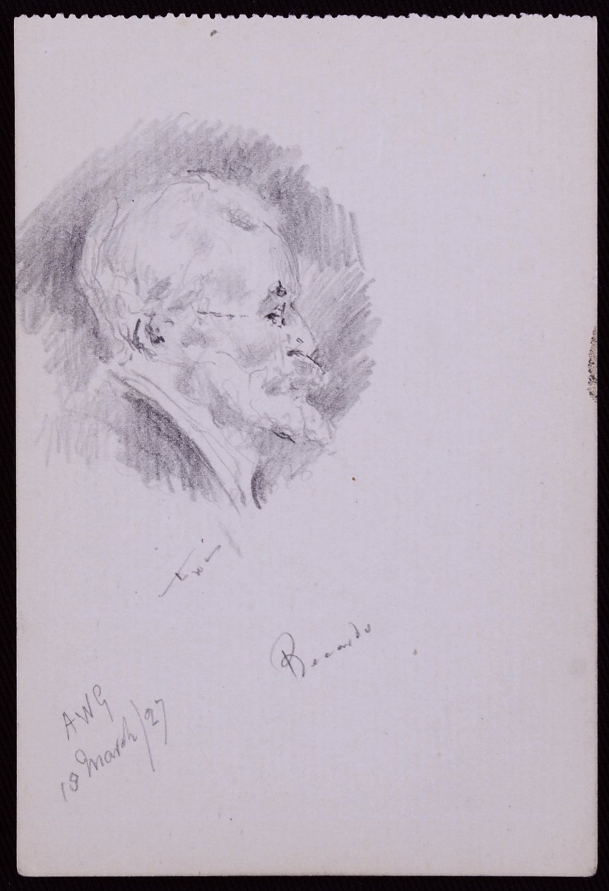 Portrait of Halsey Ricardo by Francis Wilfred Lawson