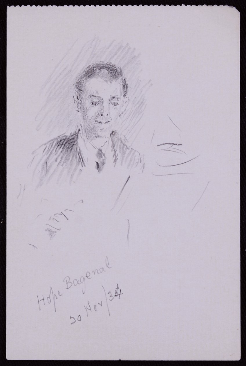 Portrait of Hope Bagenal by Francis Wilfred Lawson