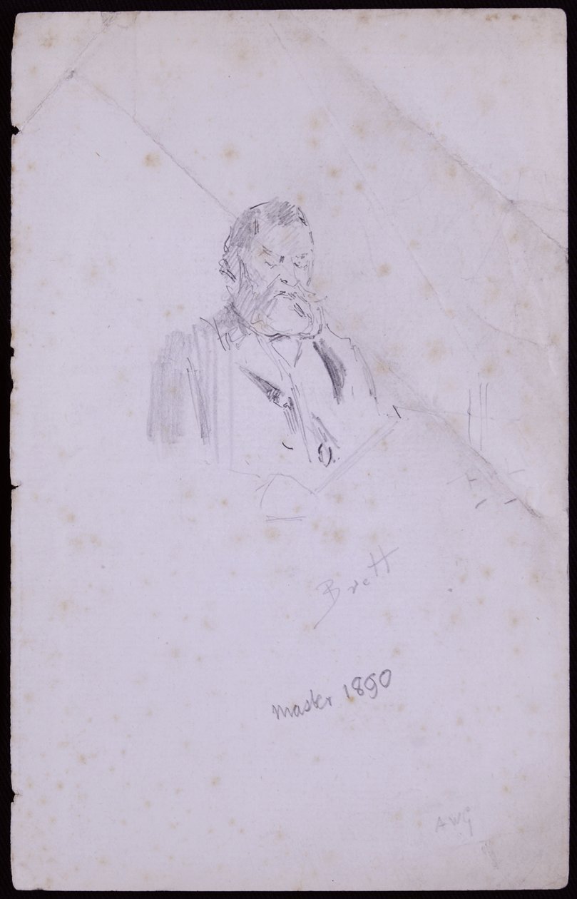 Portrait of John Brett by Francis Wilfred Lawson