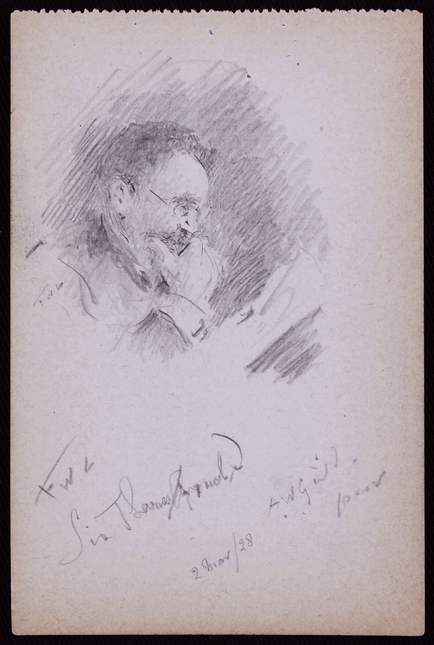 Portrait of Sir Thomas Arnold by Francis Wilfred Lawson
