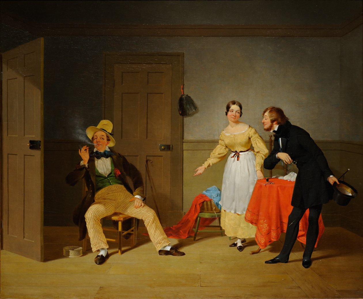The City and Country Beaux by Francis William Edmonds