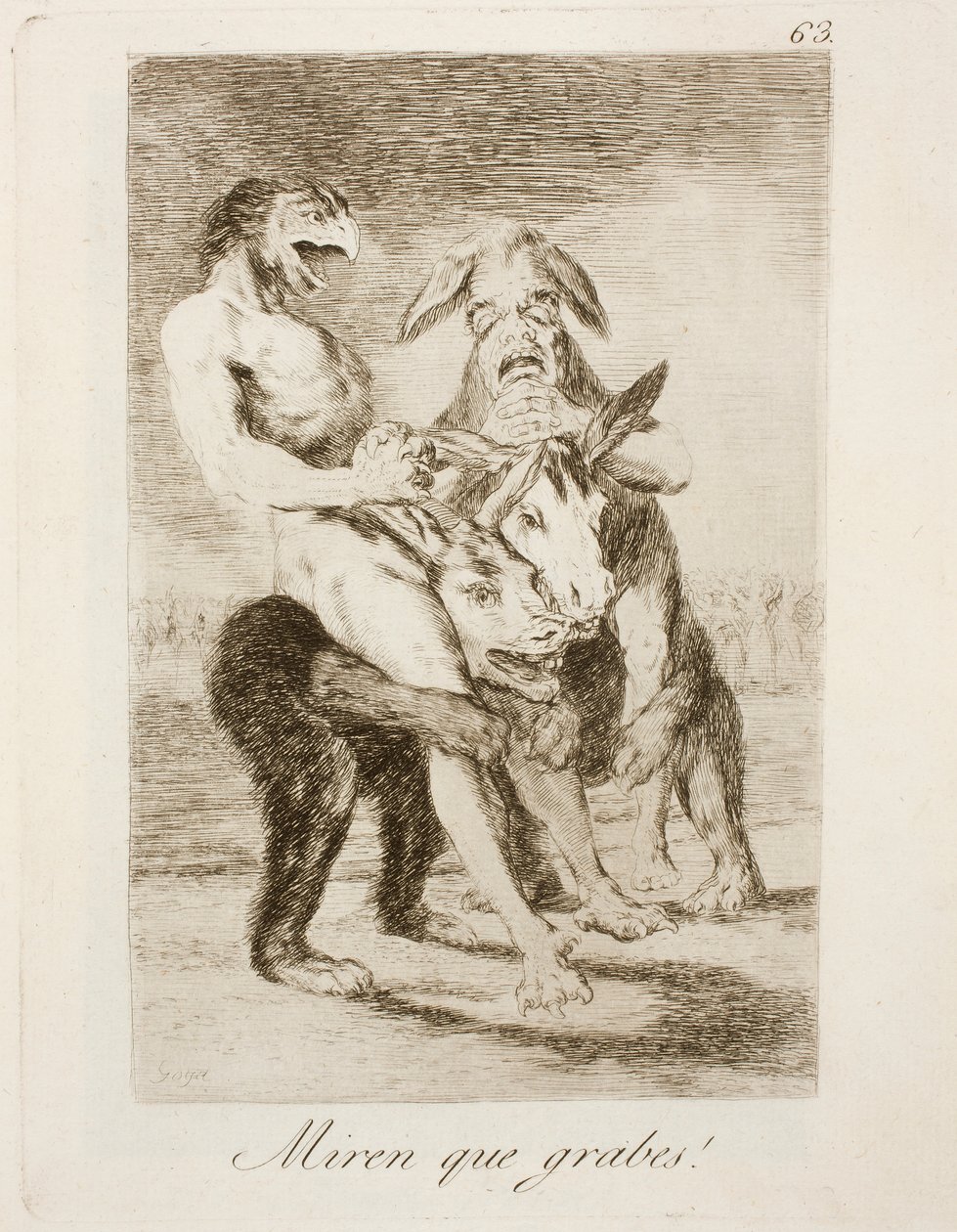 Capricho No. 63 by Francisco de Goya