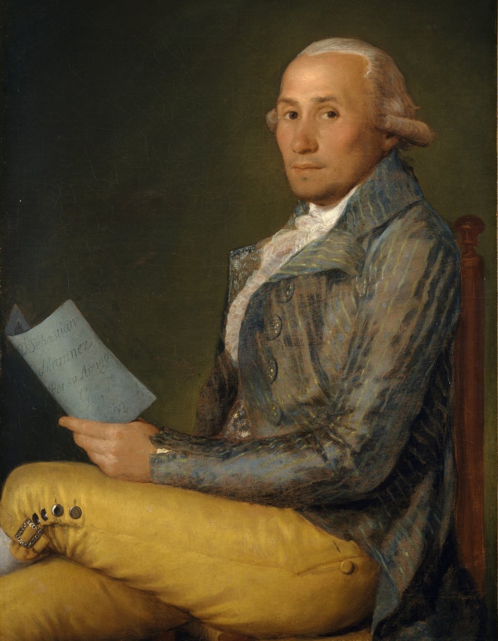 Portrait of Sebastián Martínez by Francisco de Goya