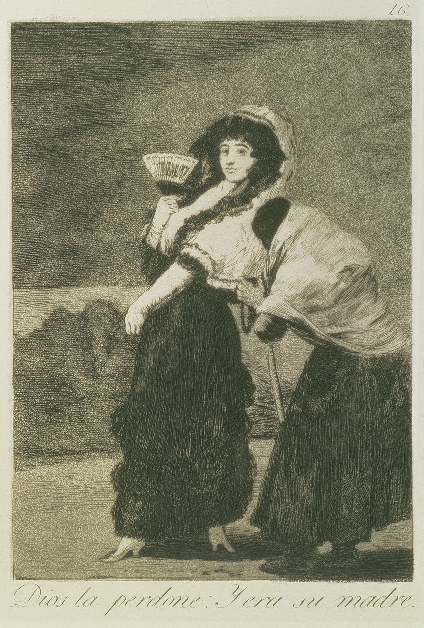 May God Forgive Her: It Was Her Mother by Francisco de Goya