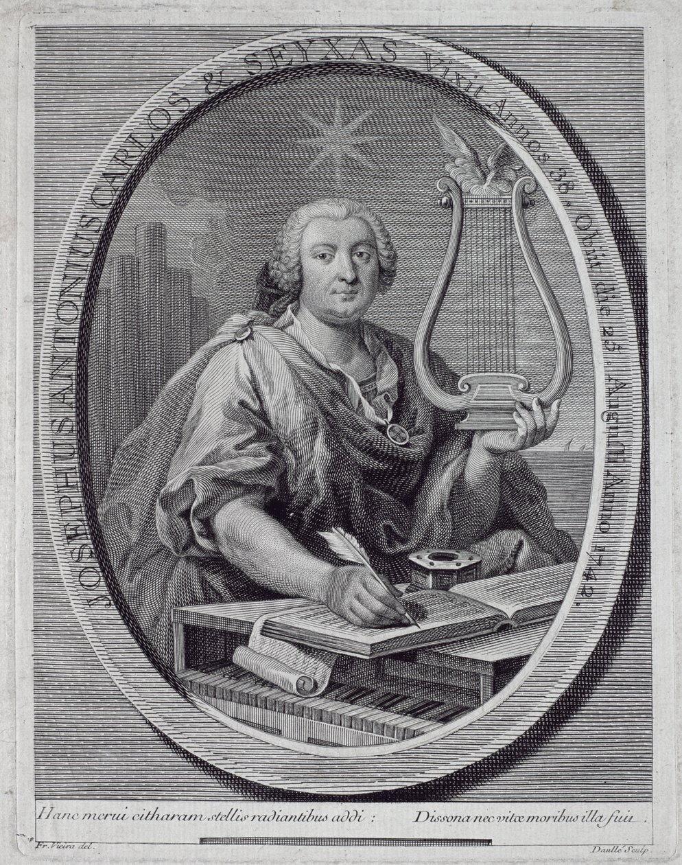 Portrait of Jose Carlos Seixas by Francisco Vieira