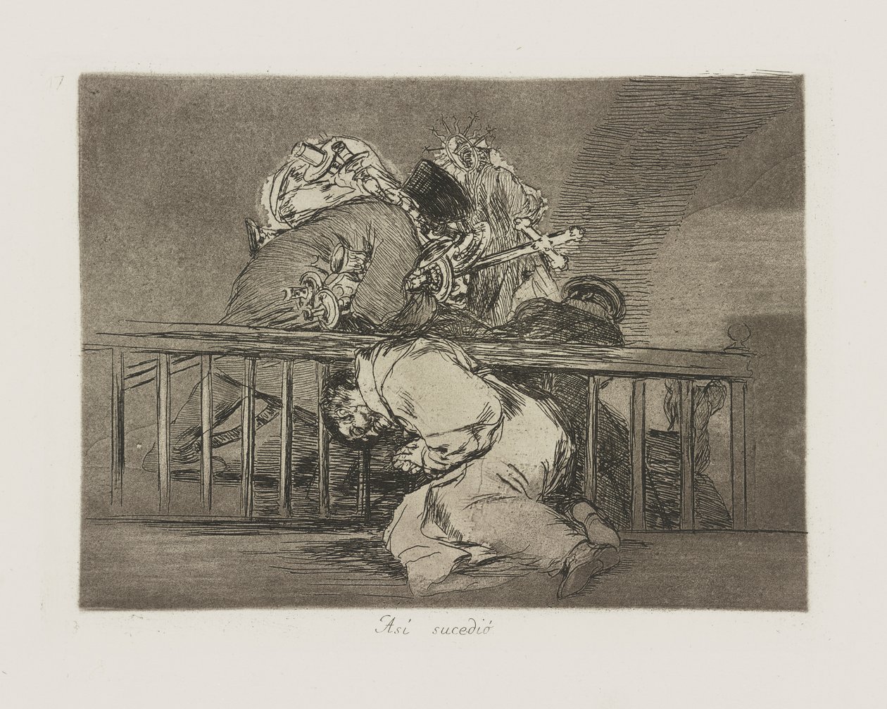 This Is How It Happened, Plate 47 from the Series The Disasters of War by Francisco de Goya