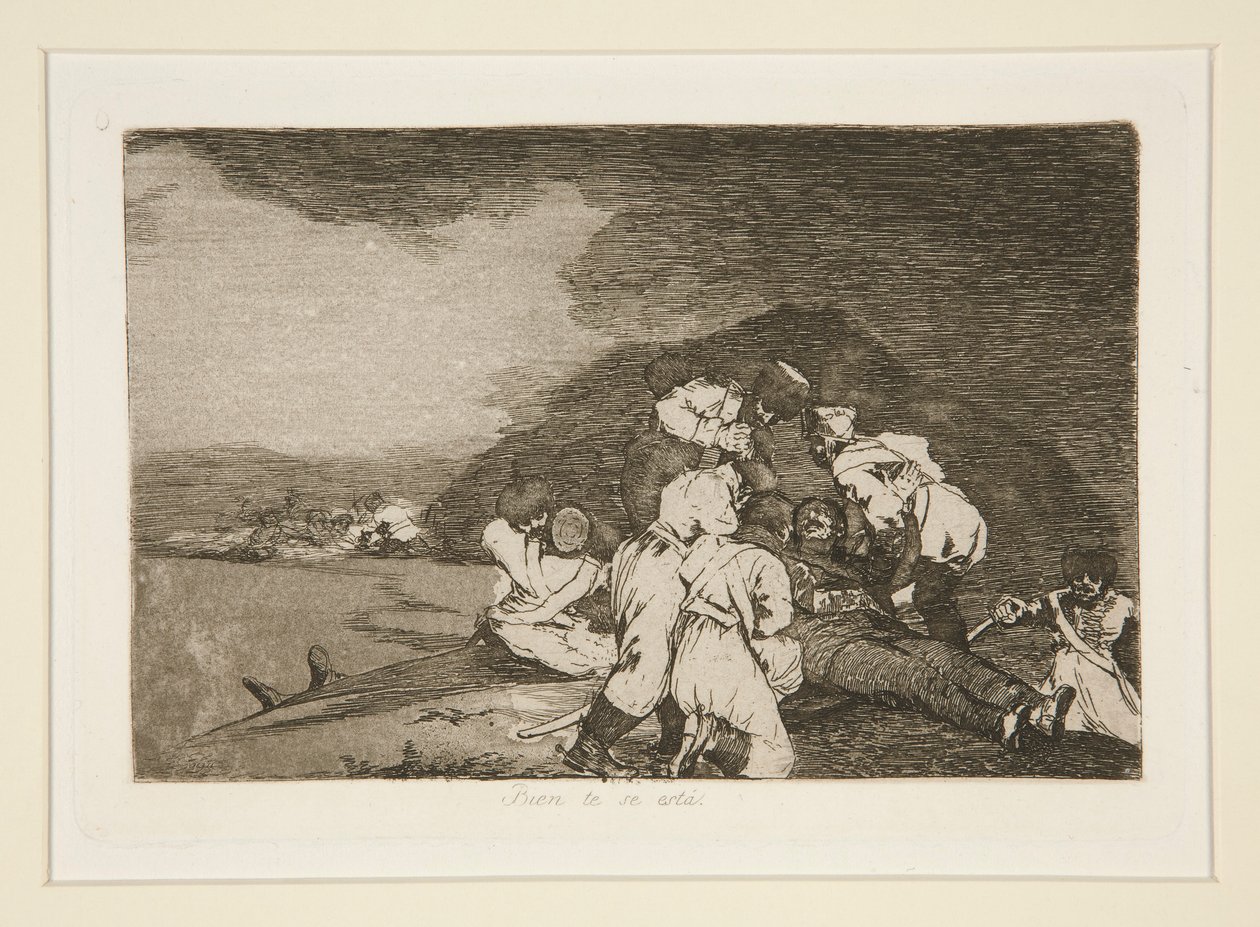It Serves You Right, Plate 6 from The Disasters of War by Francisco de Goya