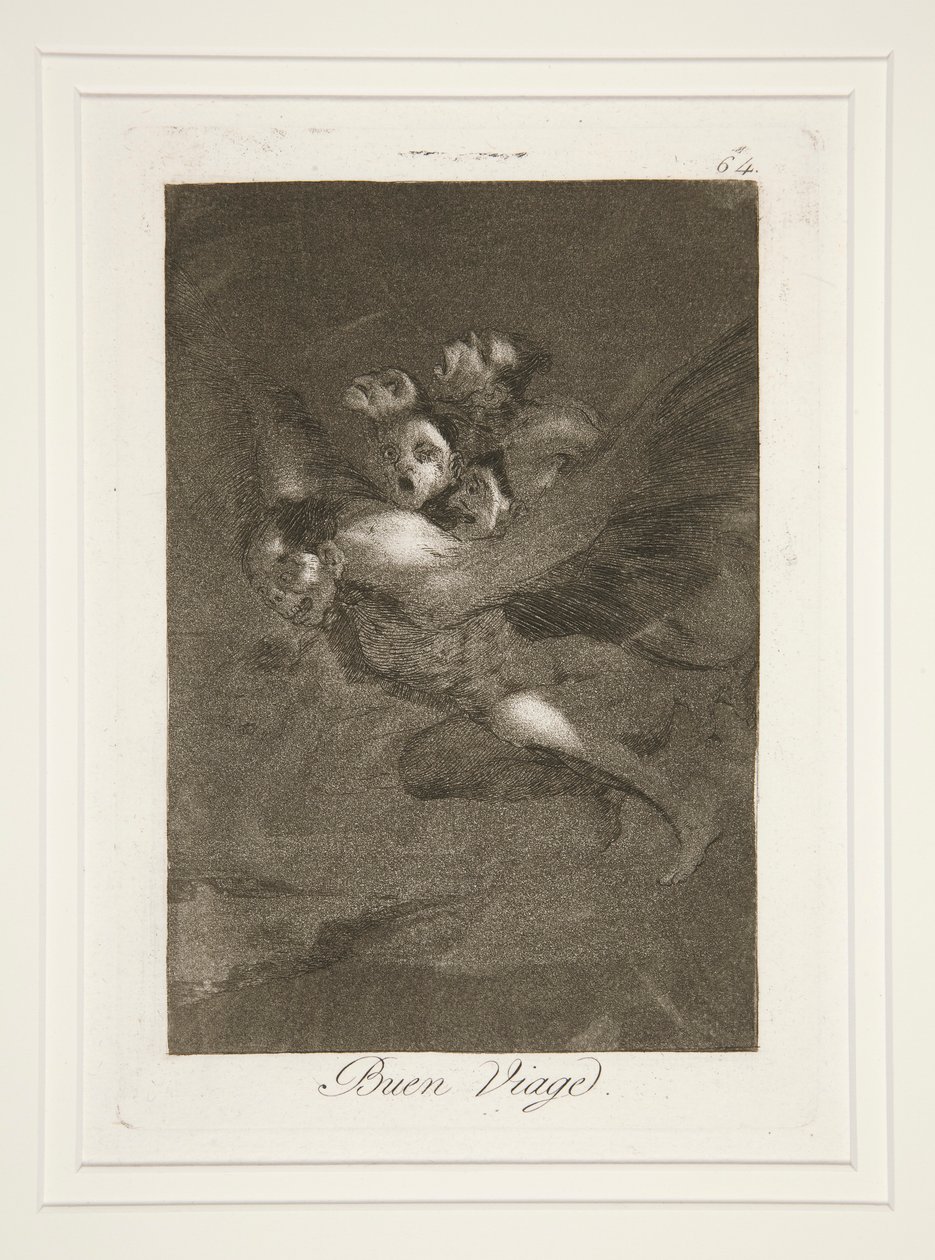 Bon Voyage (pl. 64 from the series Los caprichos) by Francisco de Goya