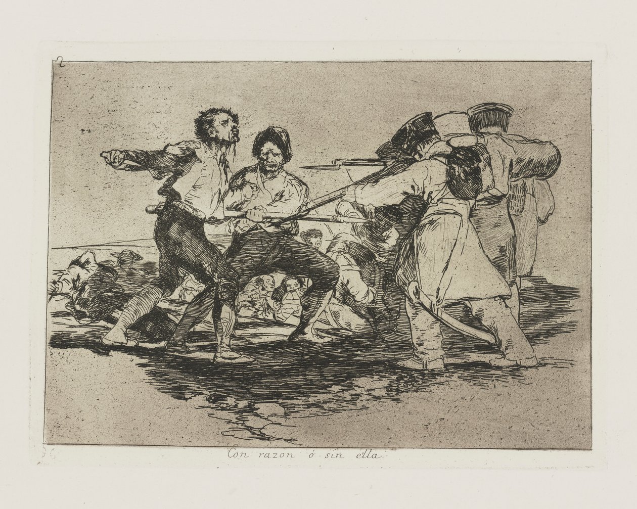 Rightly or Wrongly, Plate 2 from the Series The Disasters of War by Francisco de Goya