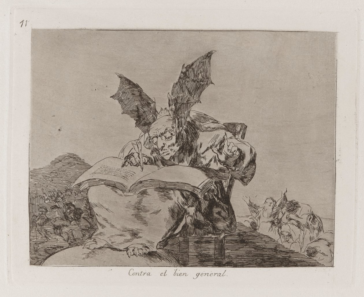 Against the Common Good, Plate 71 from The Disasters of War by Francisco de Goya