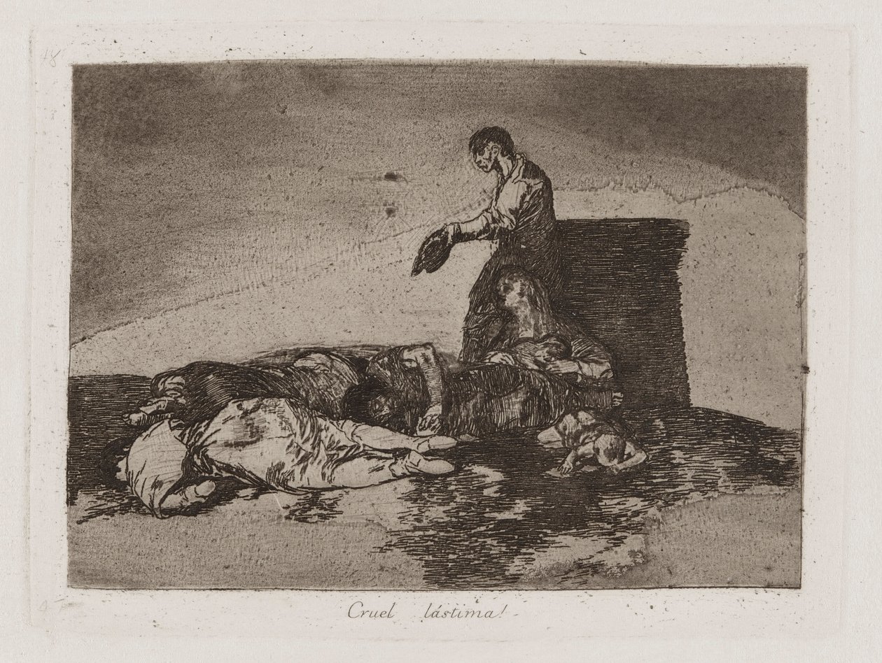 Cruel Tale of Woe!, Plate 48 from The Disasters of War by Francisco de Goya