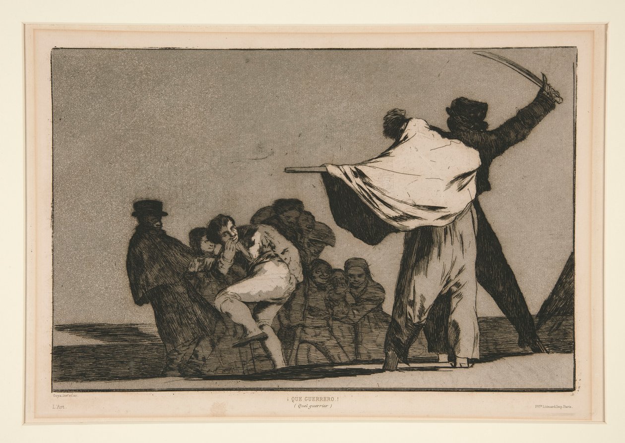 Well-Known Folly, unnumbered plate from the series The Proverbs by Francisco de Goya