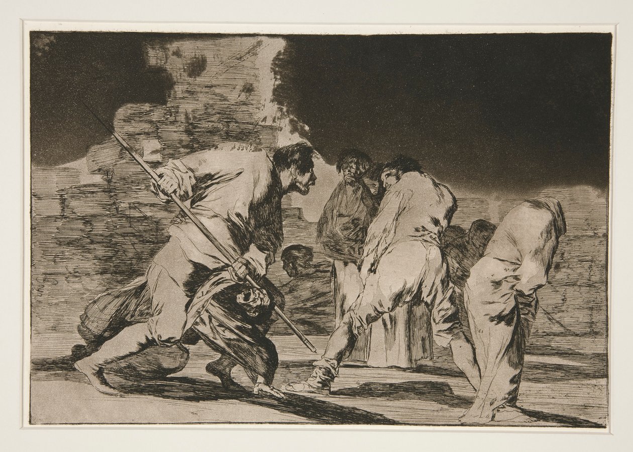 Disparate Furioso (Furious Folly), Plate 6 from the Series Los Proverbios by Francisco de Goya
