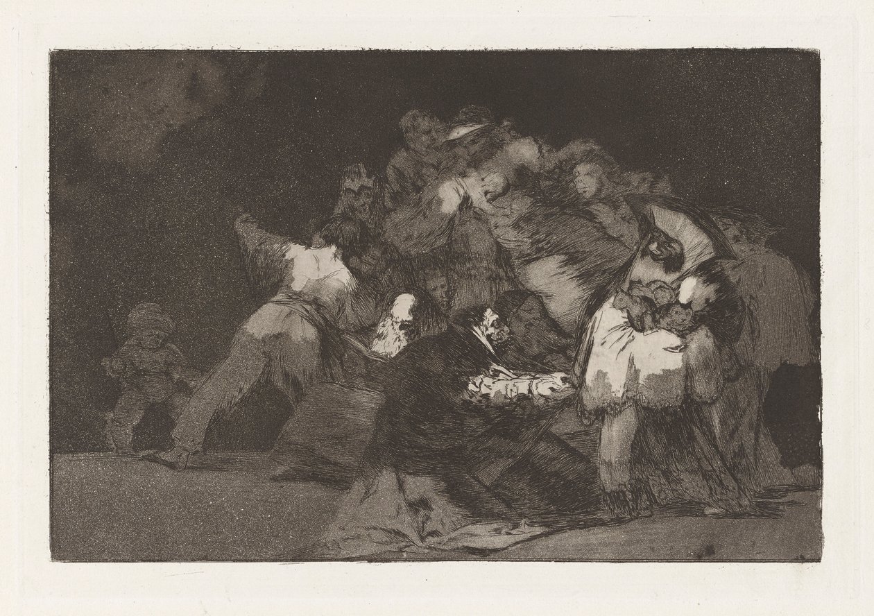 General Folly, also known as The Claws of a Cat and the Dress of a Devotee, from the series Los Disparates by Francisco de Goya