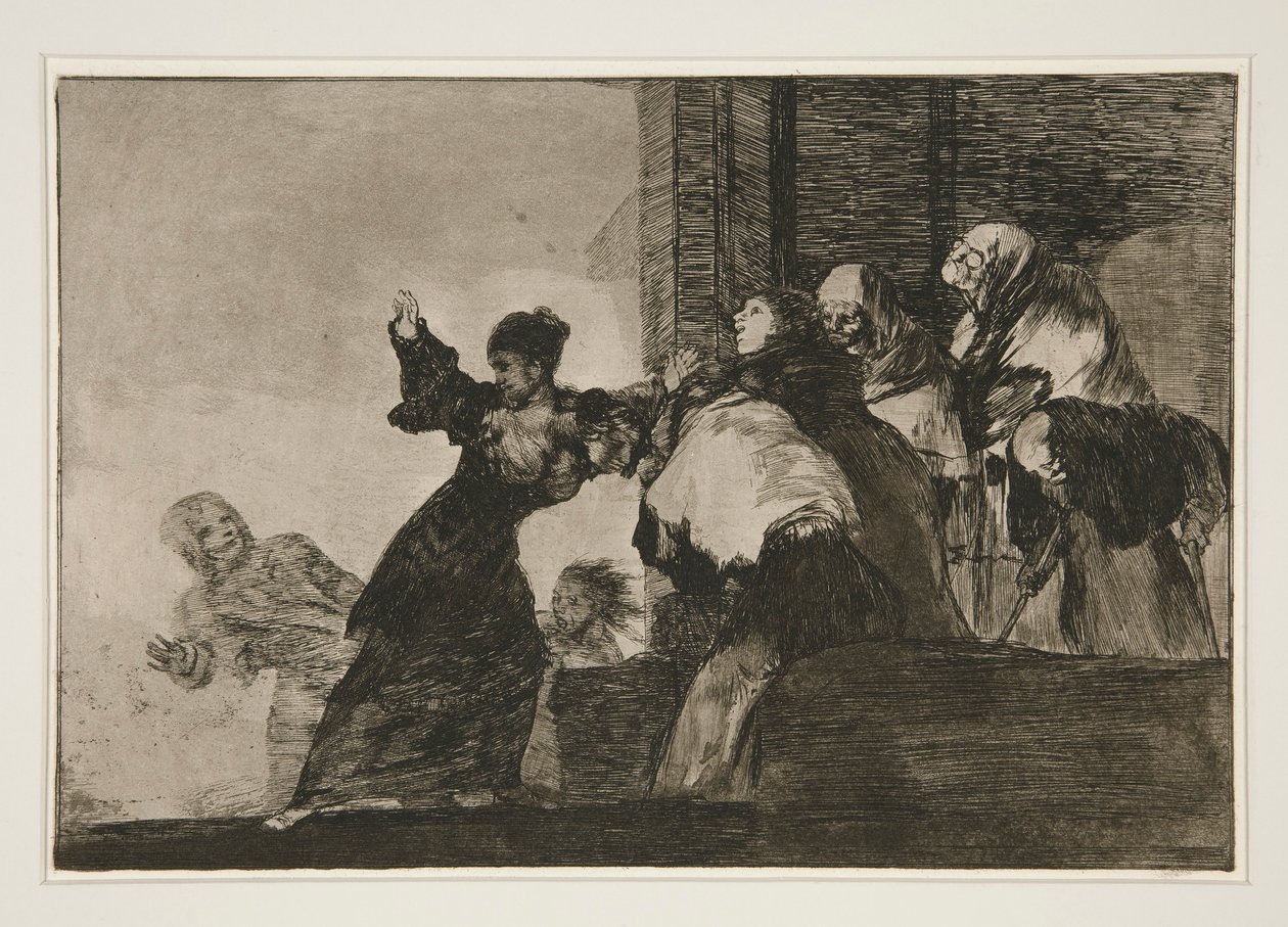 Poor Folly, pl. 11 from the series Los Proverbios by Francisco de Goya