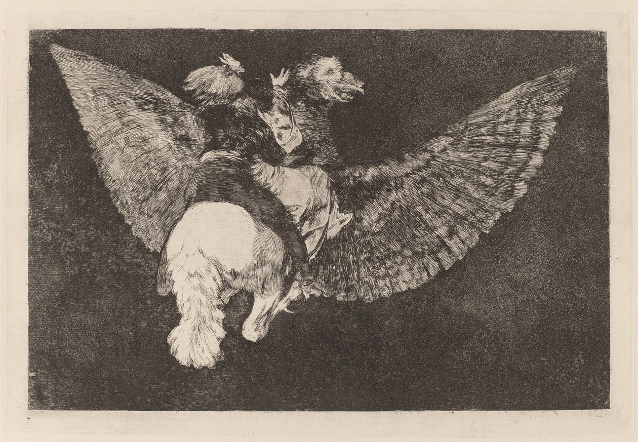 Flying Folly by Francisco de Goya