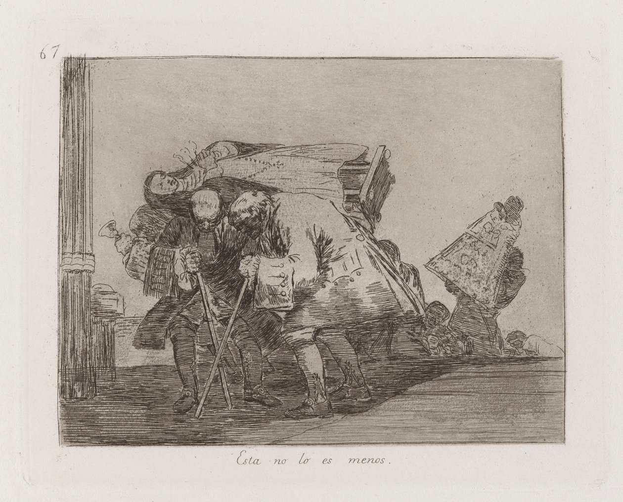 This Is Not Less So, Plate 67 from The Disasters of War by Francisco de Goya