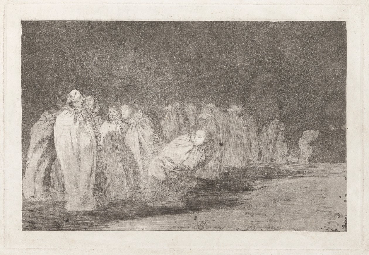 The Men in Sacks, from the series Los disparates by Francisco de Goya