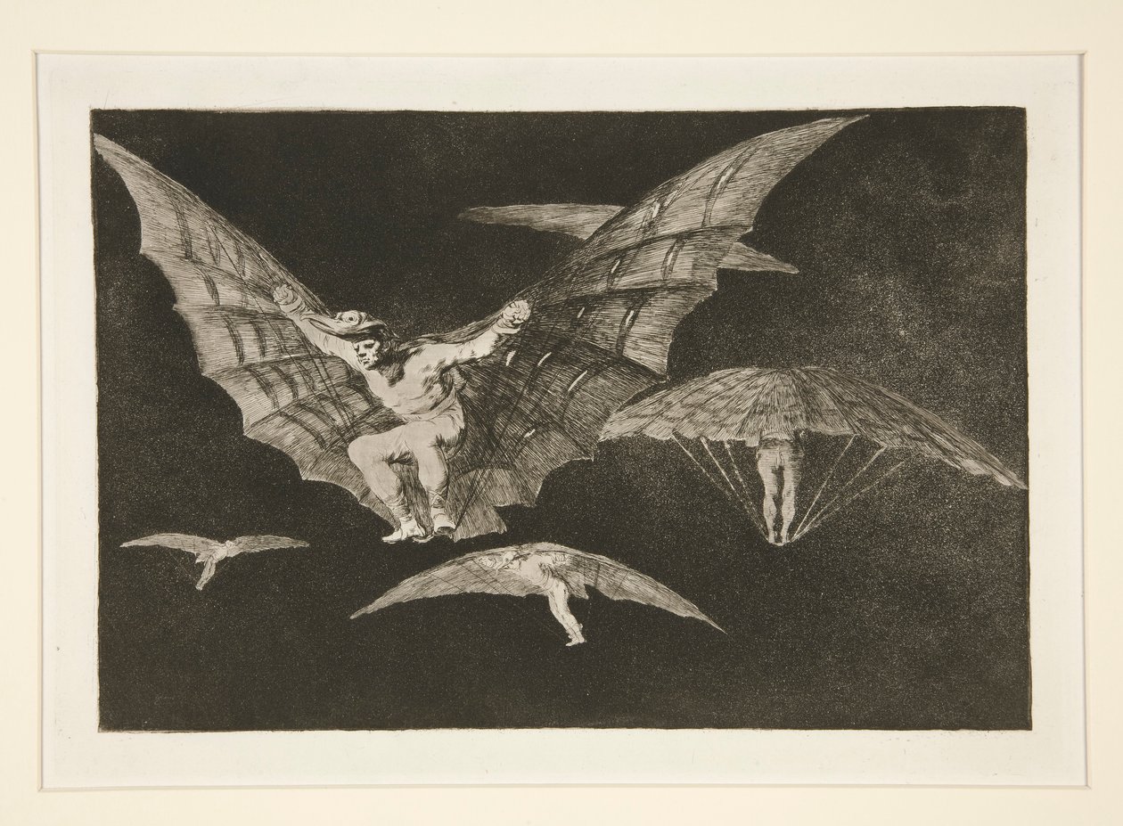 A Way of Flying, Plate 13 from the Series Los Proverbios by Francisco de Goya