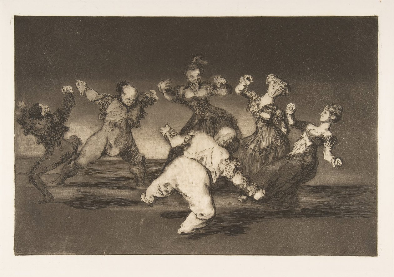 If Marion Will Dance, Then She Has to Pay, from the Disparates by Francisco de Goya
