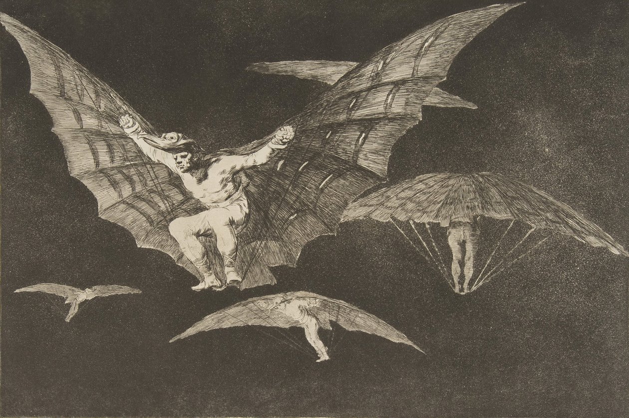 Plate 13 from the Disparates: A Way of Flying by Francisco de Goya