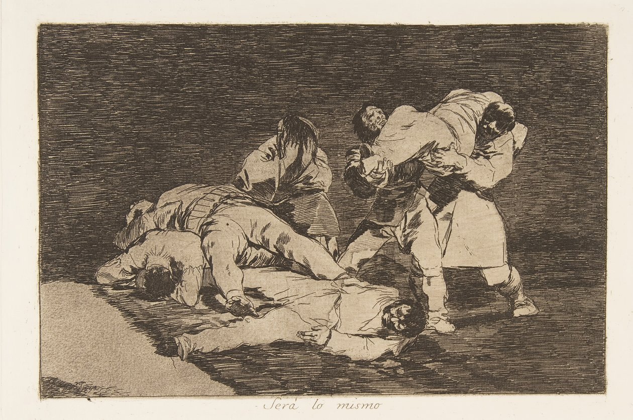 Plate 21 from The Disasters of War: It Was by Francisco de Goya