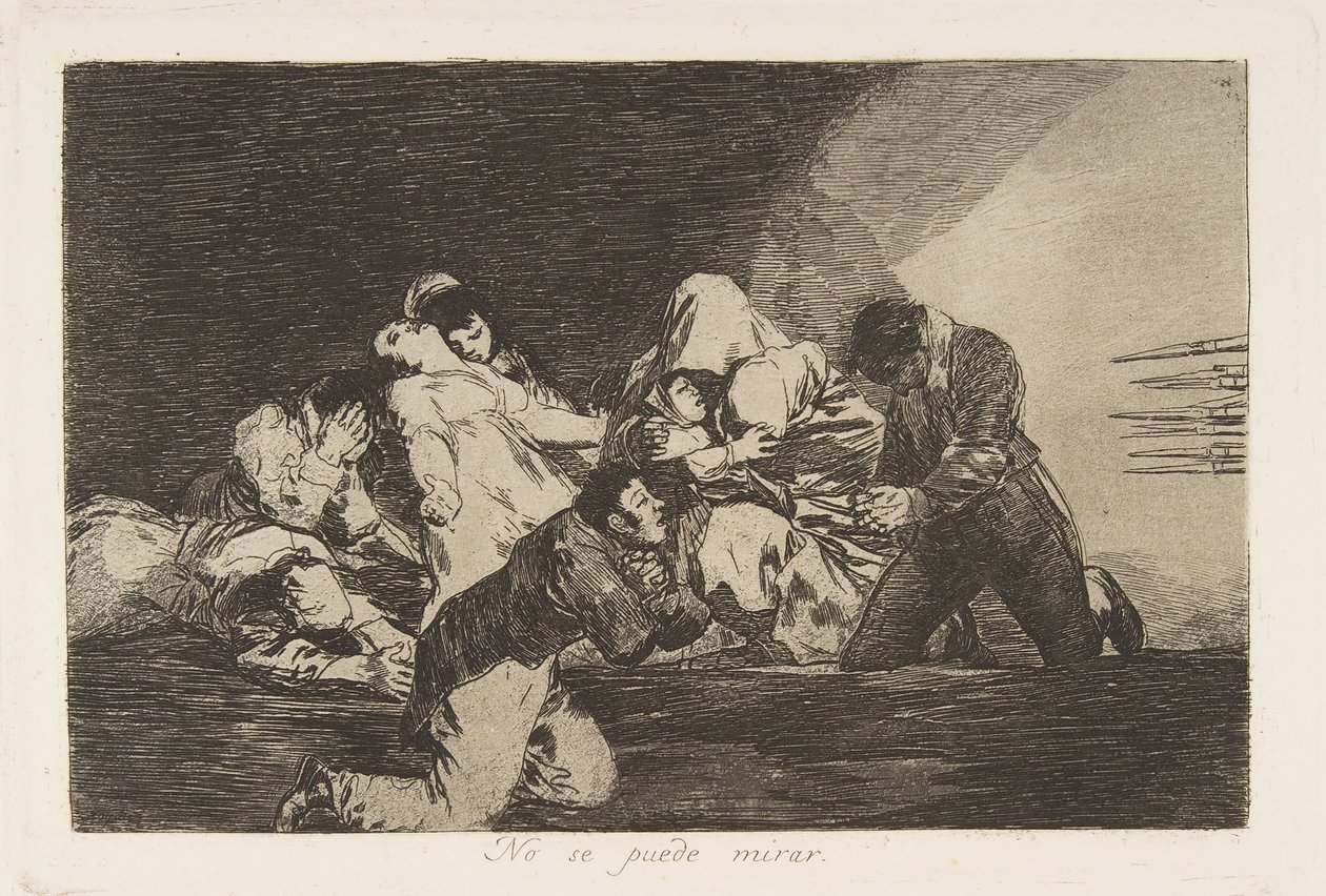 One, 1810-20, Published 1863 (Plate 26 from The Disasters of War Los Desastres de la Guerra) by Francisco de Goya