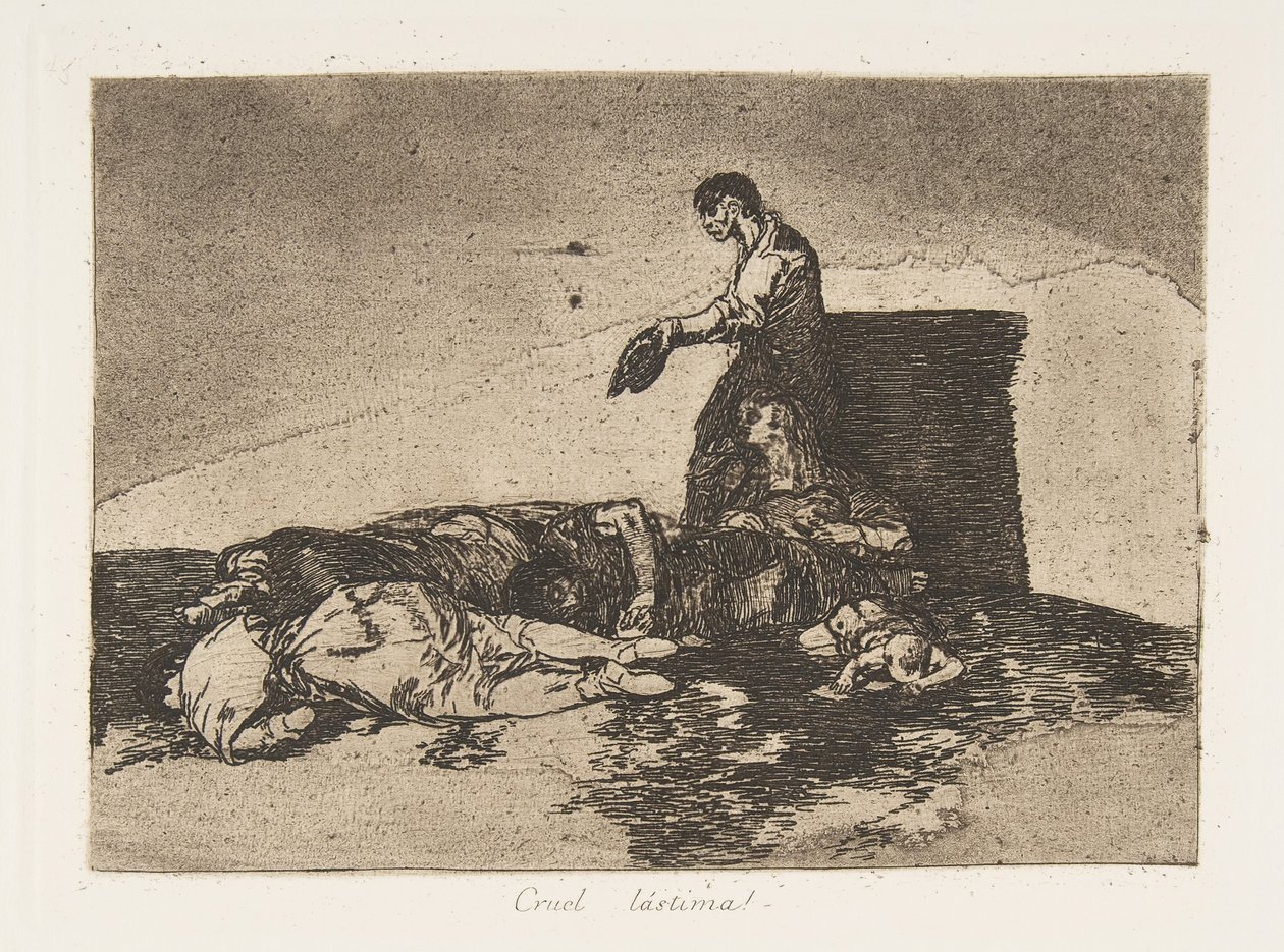 Plate 48 from The Disasters of War: 1811-12 published 1863 by Francisco de Goya